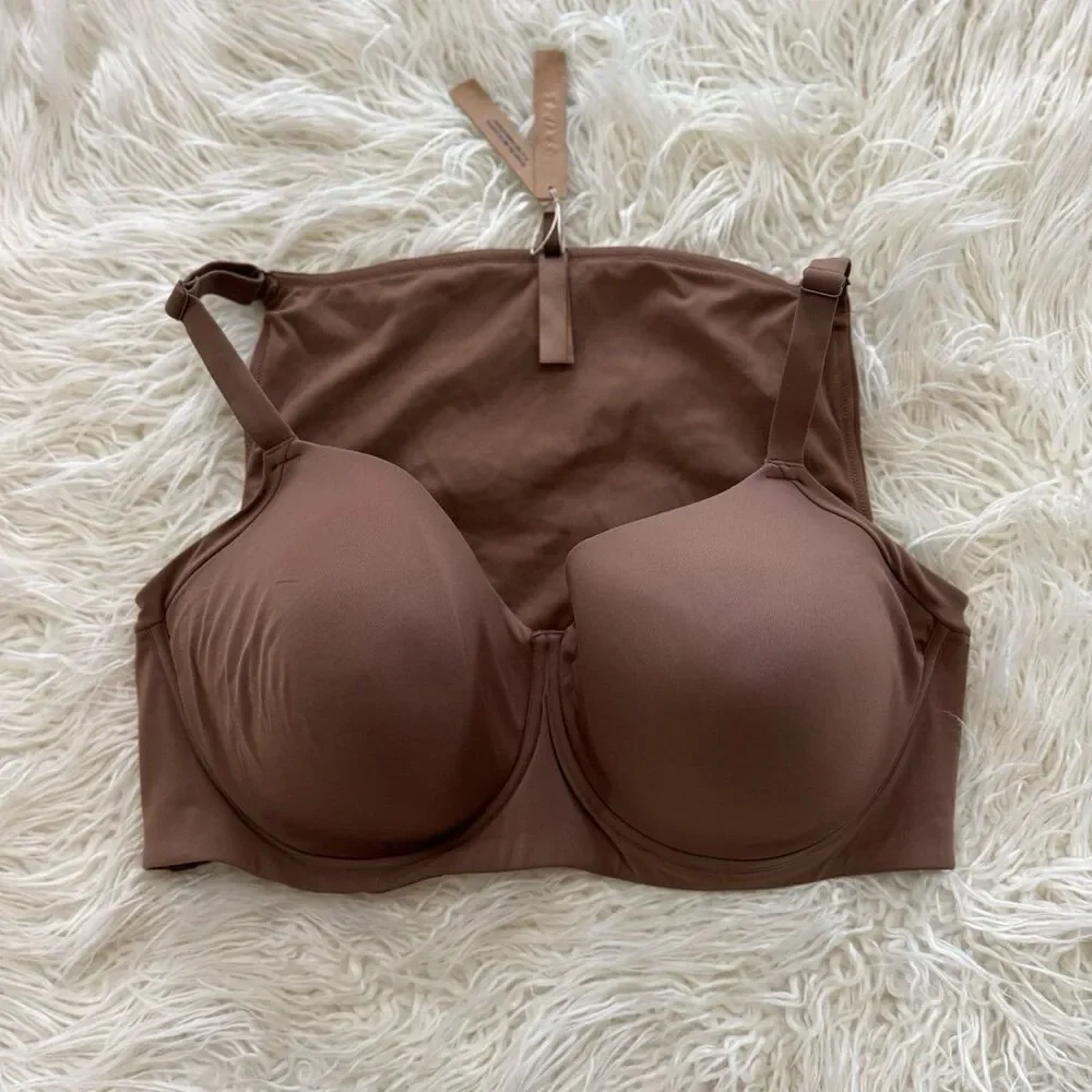 Skims Fits Everybody Back Smoothing Full Coverage Bra Jasper Size 44DDD - Picture 4 of 11